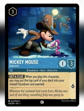 Mickey Mouse 🔥 Disneyland 🔥 Disney Lorcana Trading Card TCG